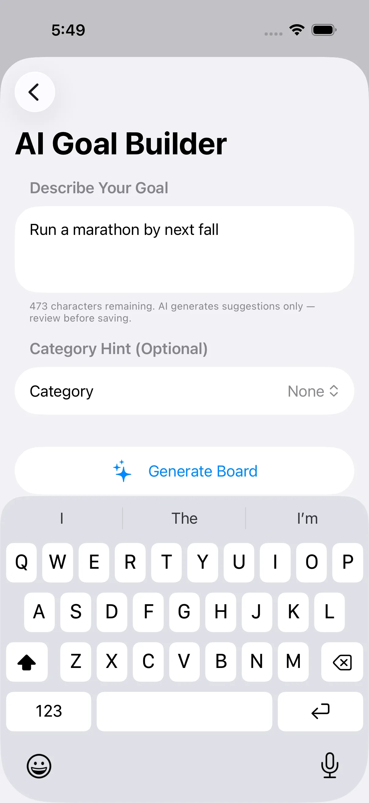 Generate Board